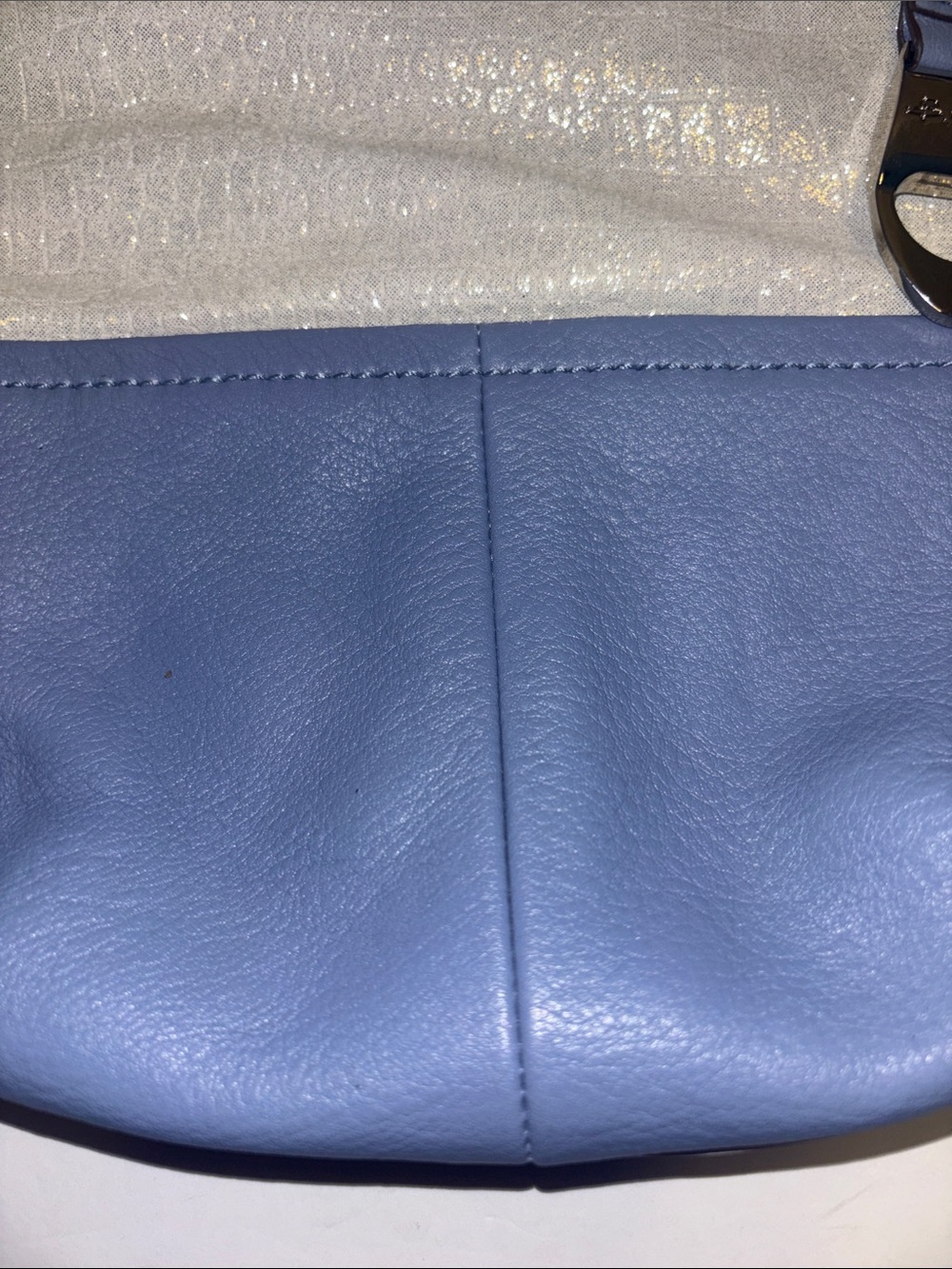 B.MAKOWSKY TRI-COLORED LEATHER CROSSBODY ADJUSTABLE STRAP SILVER HARDWARE NWTS - Picture 12 of 12